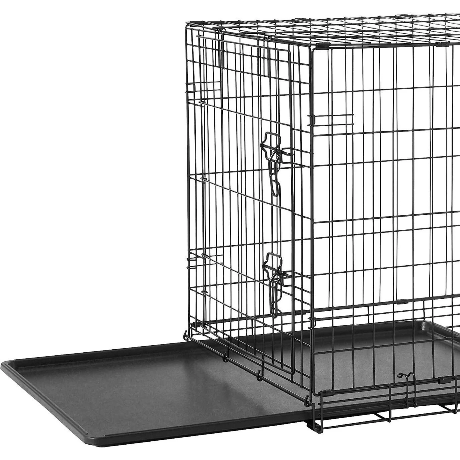Frisco Fold & Carry Single Door Collapsible Wire Dog Crate & Frisco Premium Extra Large Printed Dog Training & Potty Pads - Image 2