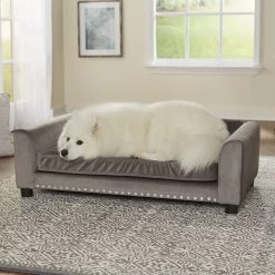 Enchanted Home Pet Luna Sofa Cat & Dog Bed With Removable Cover