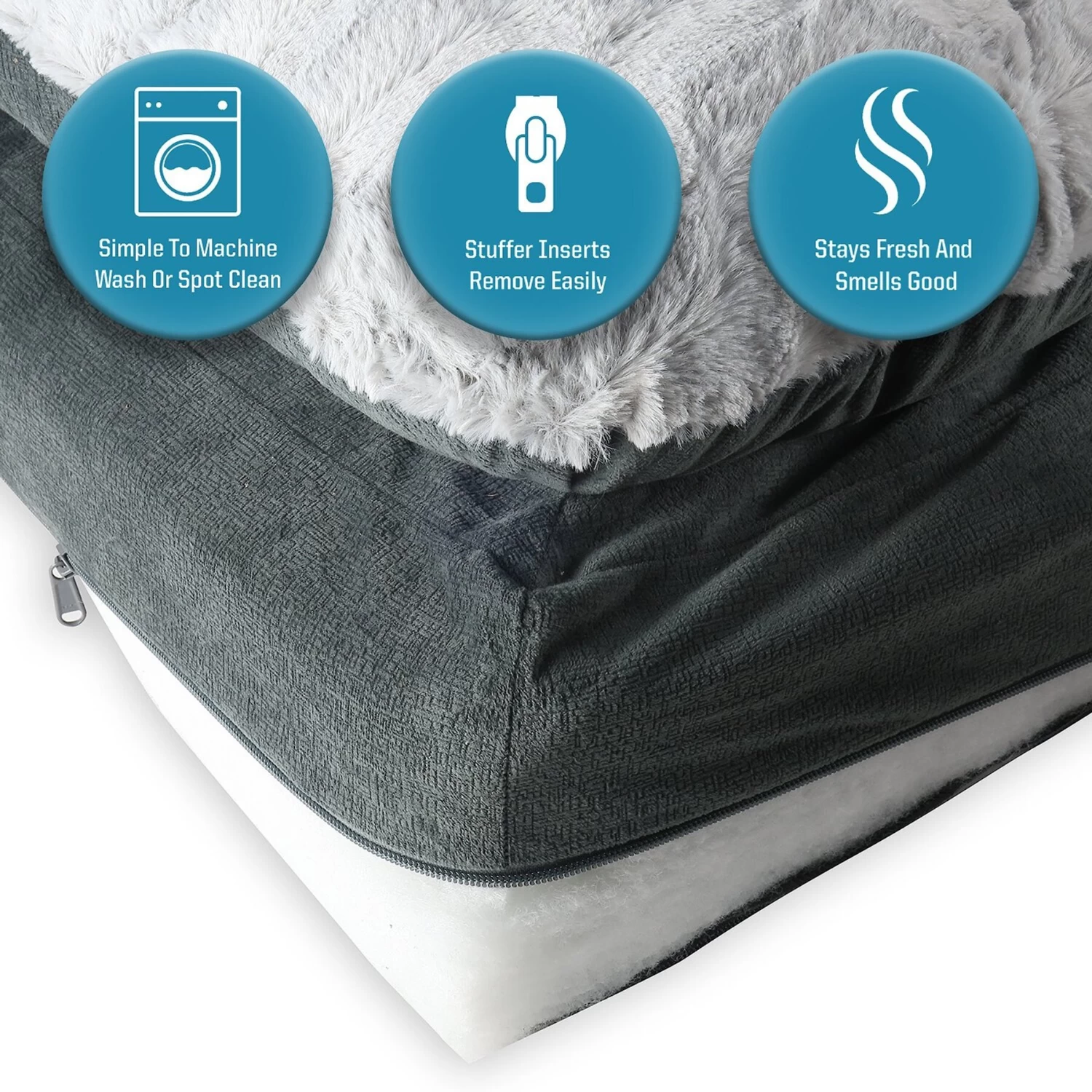 Canine Creations Orthopedic Pillow Topper Dog Bed - Image 7