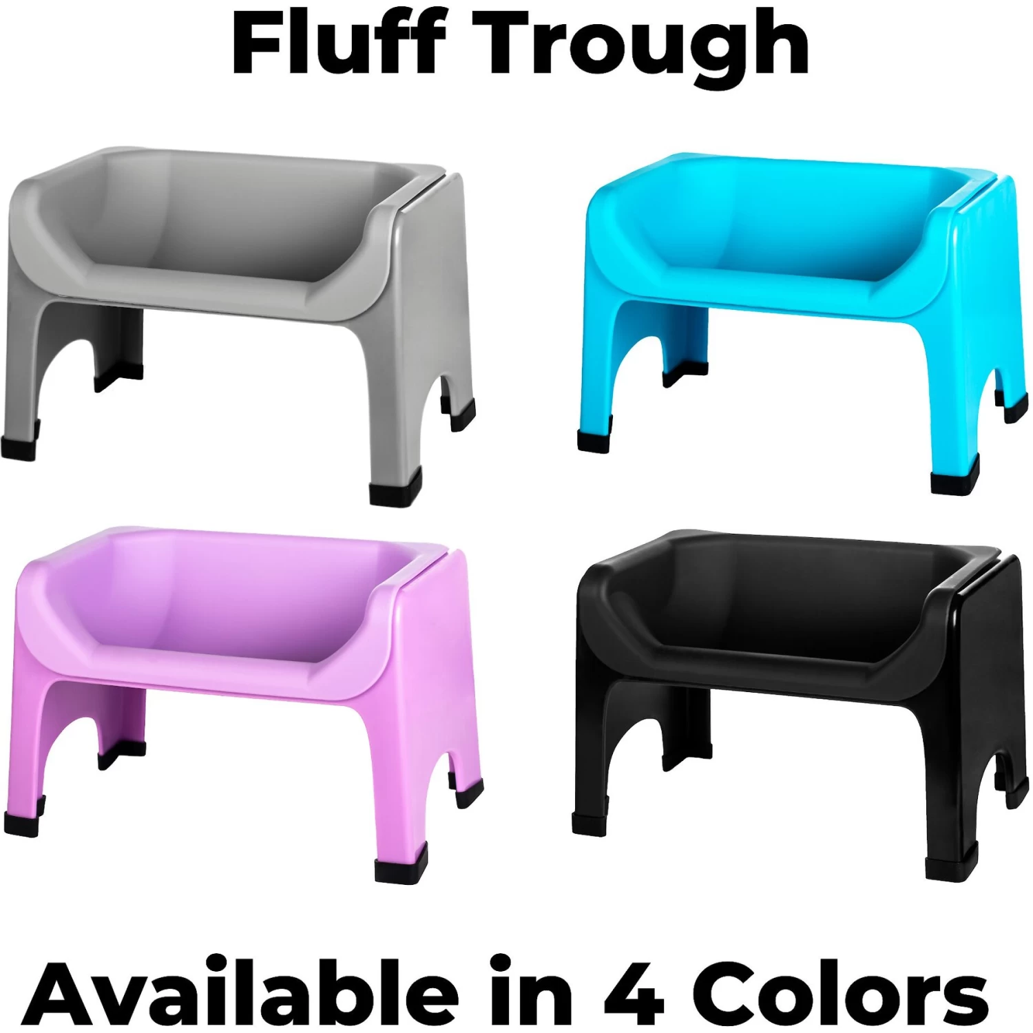 Fluff Trough Elevated Dog & Cat Feeder - Image 6