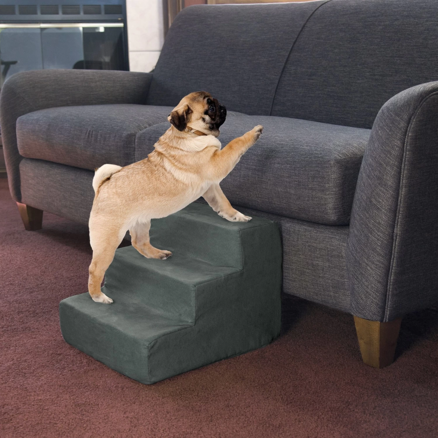 Pet Adobe High Density Foam Dog & Cat Steps - Image 5