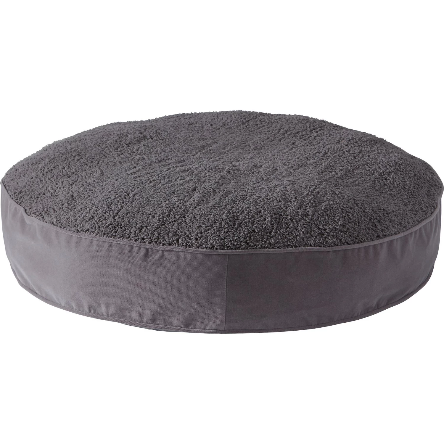Happy Hounds Scooter Deluxe Round Pillow Dog Bed With Removable Cover, Gray - Image 3