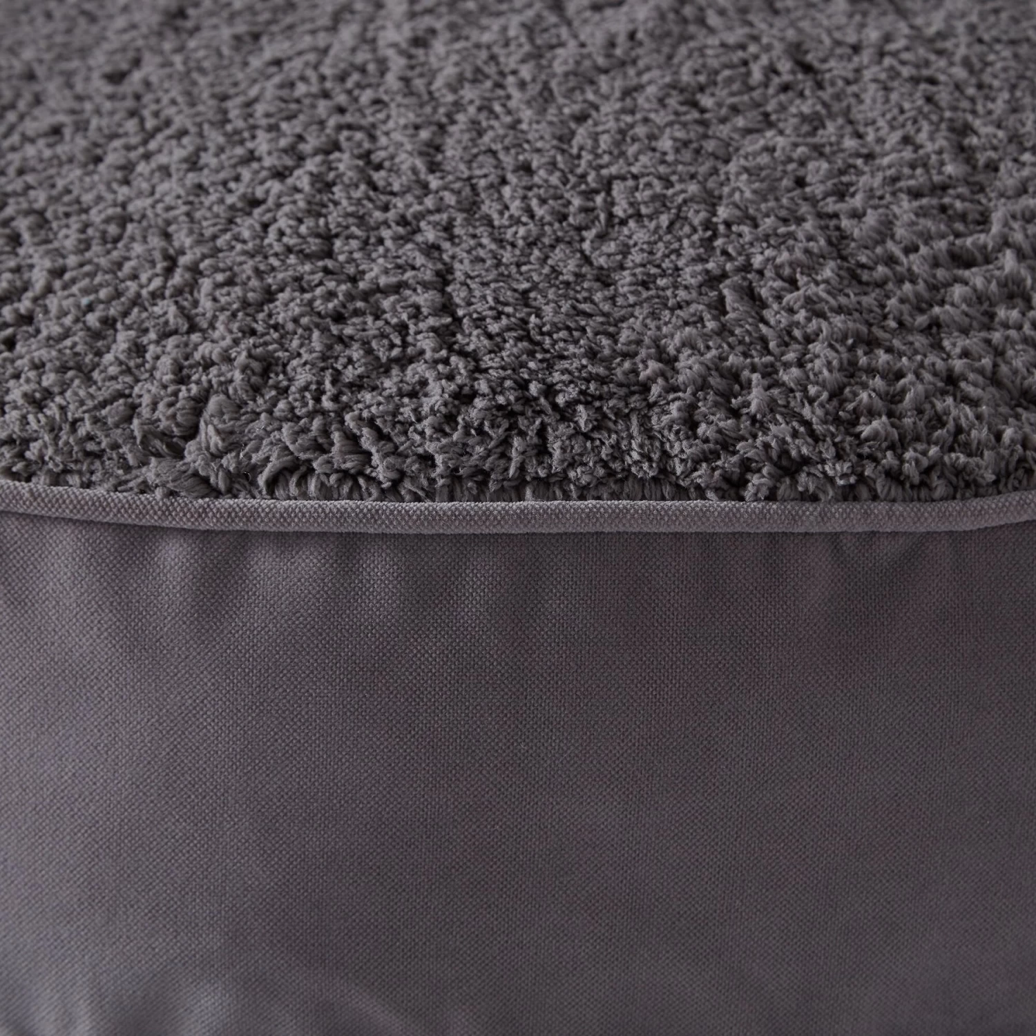 Happy Hounds Scooter Deluxe Round Pillow Dog Bed With Removable Cover, Gray - Image 7