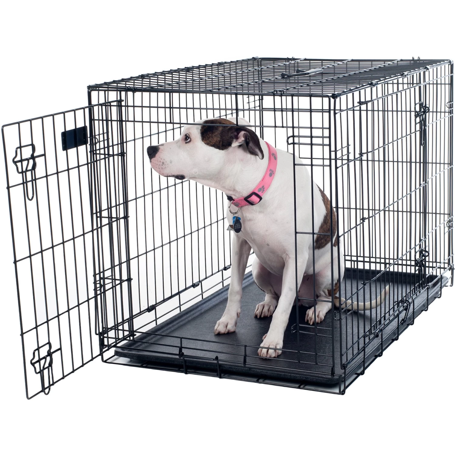 Pet Adobe 2-Door Medium Foldable Dog Crate