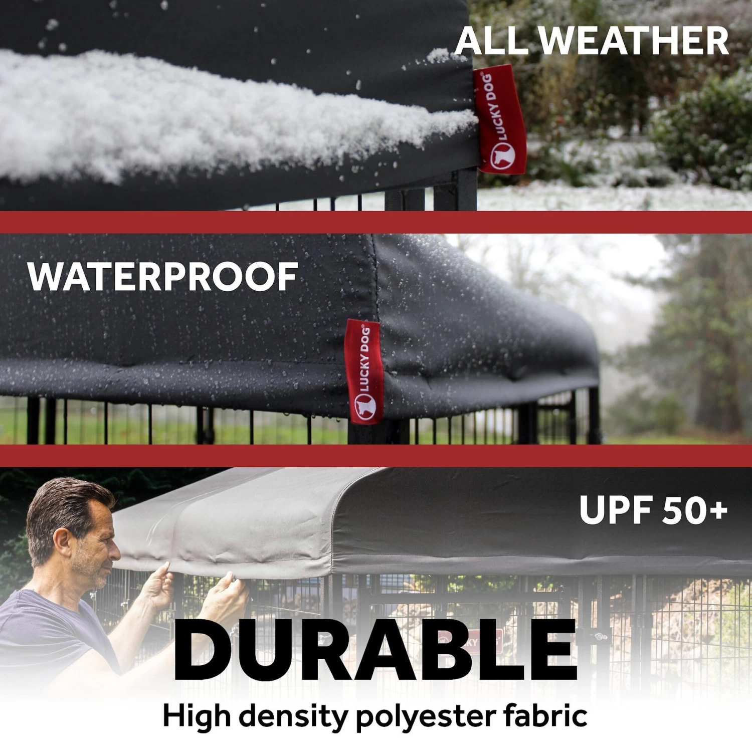 Lucky Dog STAY Series Villa Dog Kennel - Image 5