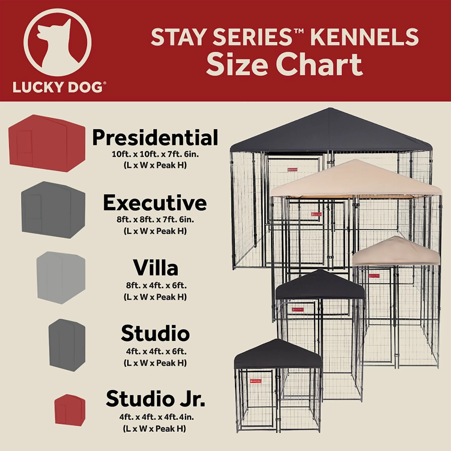 Lucky Dog STAY Series Villa Dog Kennel - Image 7