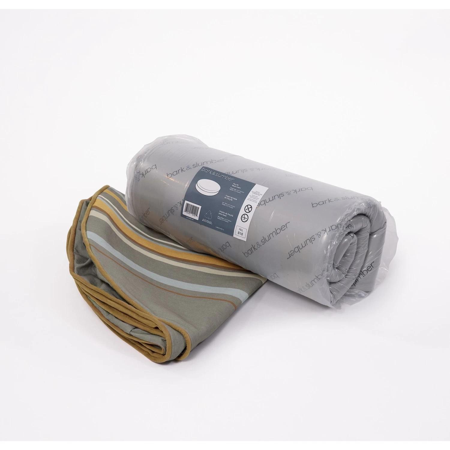 Bark And Slumber Round Lounger Pillow Dog Bed With Removable Cover - Image 8