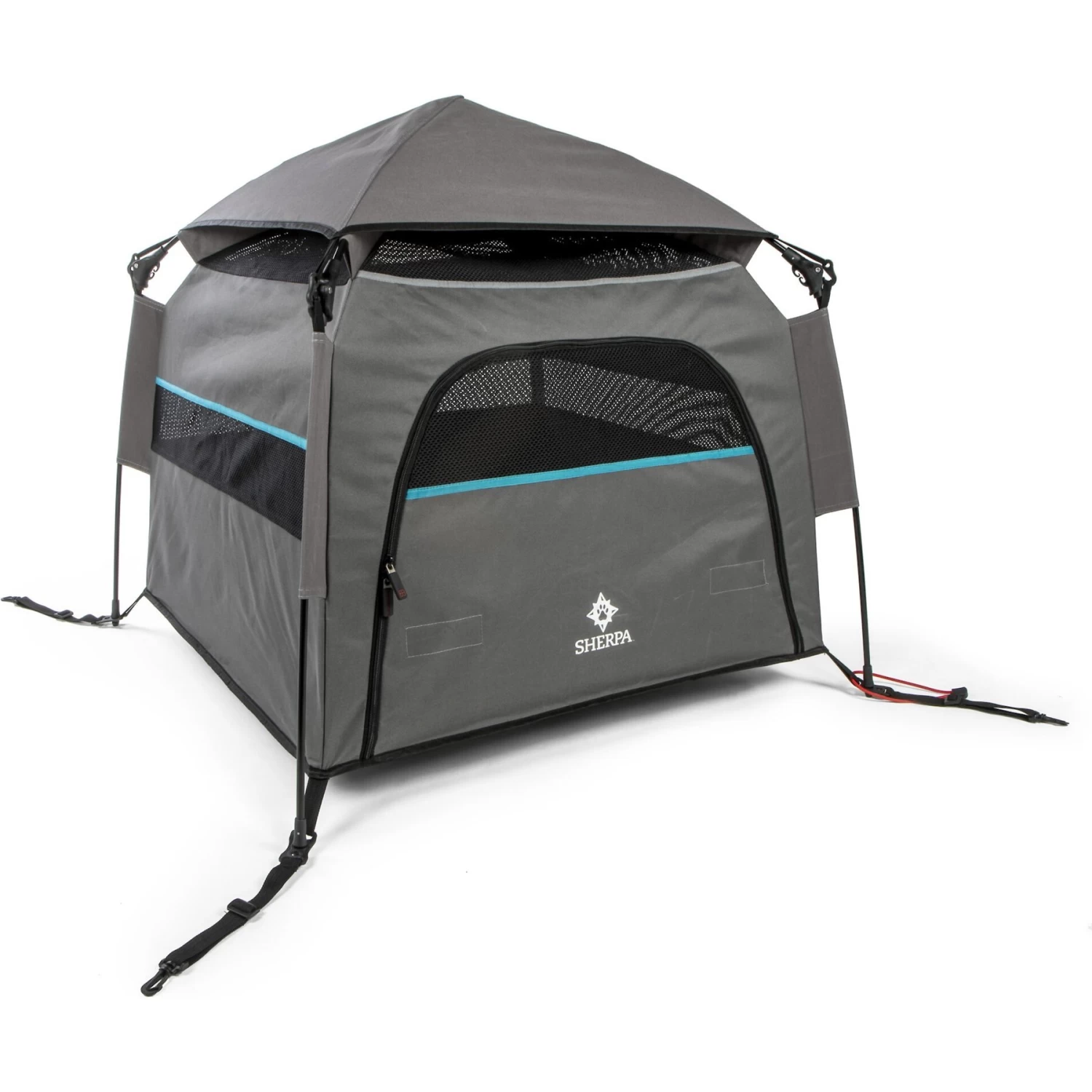 Sherpa U Pet Tent Dog Portable House, Medium, Gray - Image 3