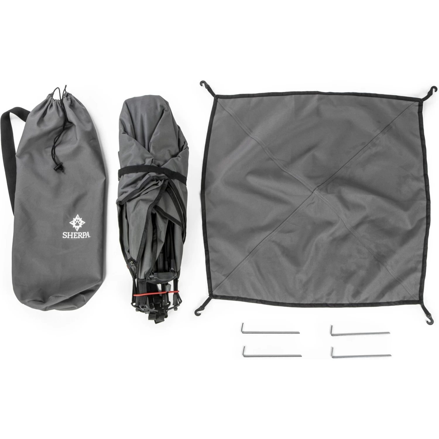 Sherpa U Pet Tent Dog Portable House, Medium, Gray - Image 7