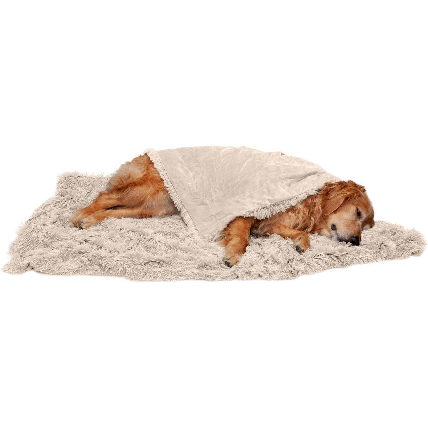 FurHaven Polyester Long Fur & Velvet Dog Blanket - Image 4