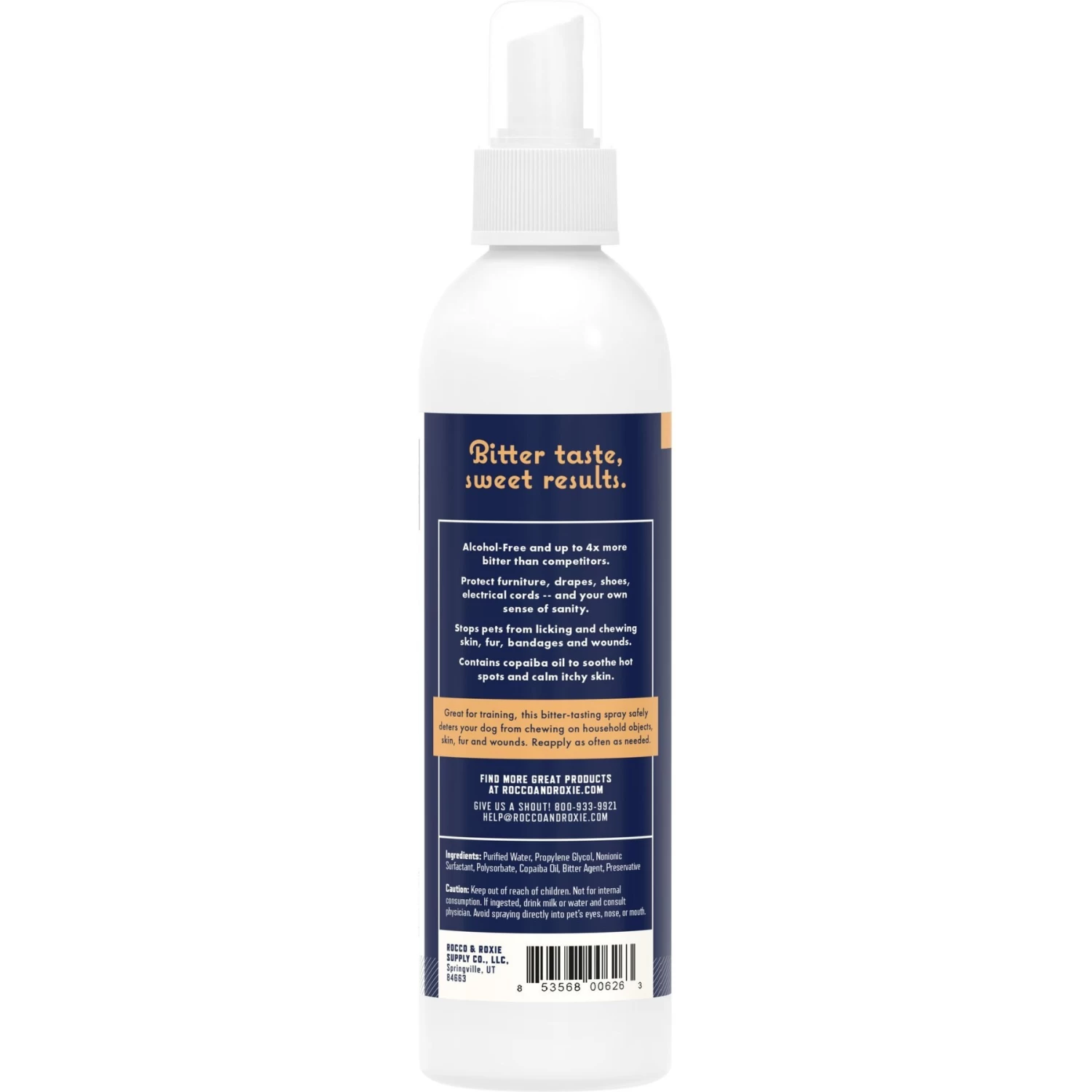 Rocco & Roxie Supply Co. No Chew Extreme Bitter Dog Spray, 8-oz Bottle - Image 2