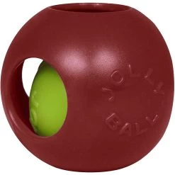 Jolly Pets Teaser Ball Dog Toy, Red
