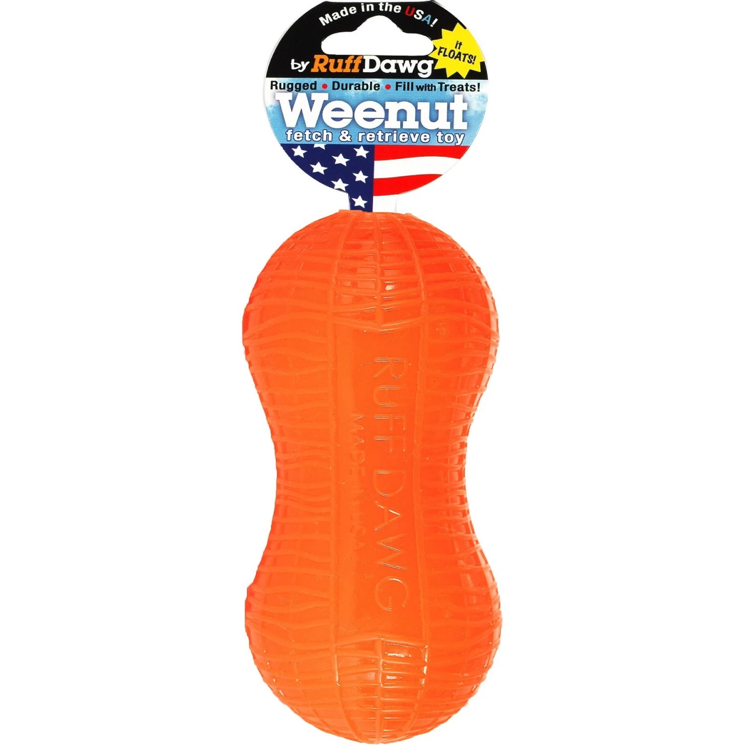 Ruff Dawg Peanut Treat Dispenser Dog Toy, Color Varies