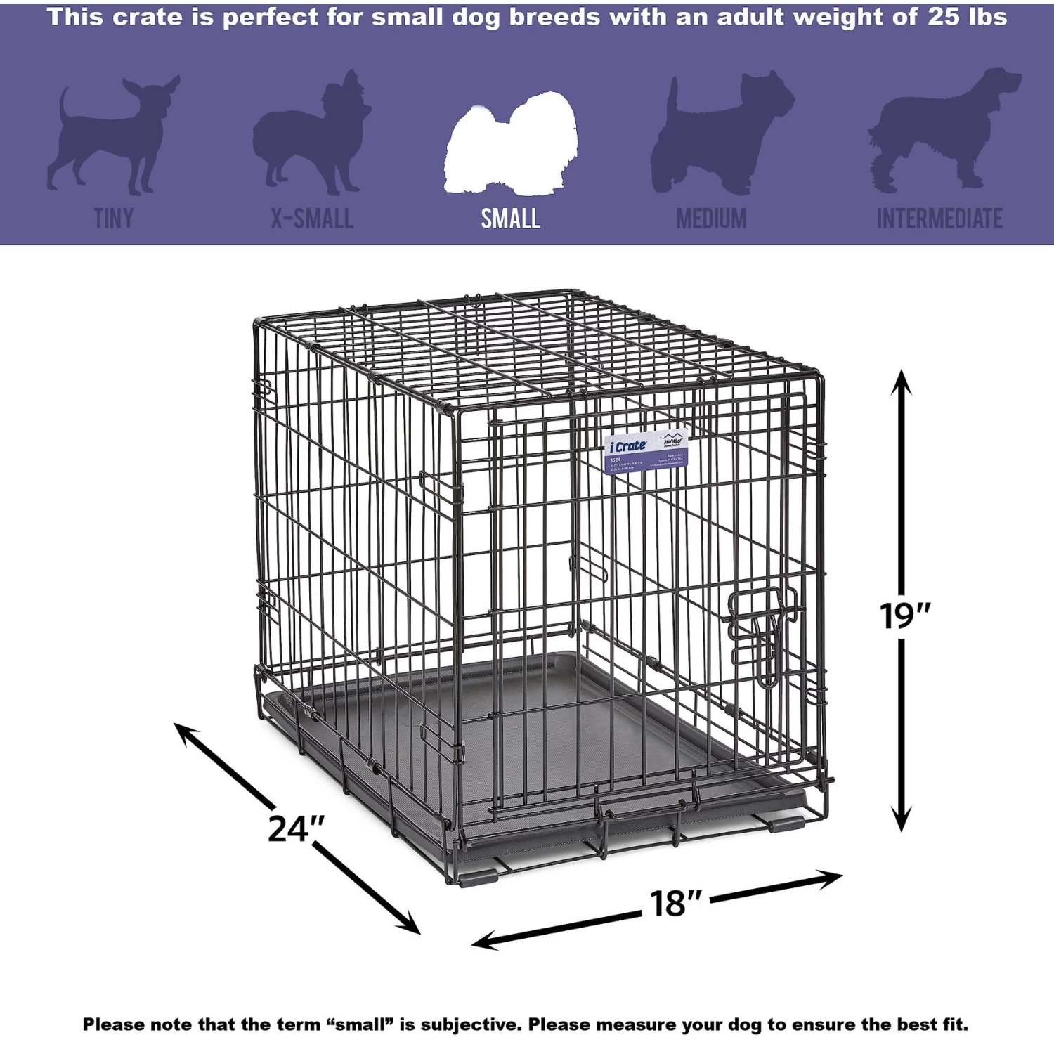 MidWest ICrate Fold & Carry Single Door Collapsible Wire Dog Crate - Image 8