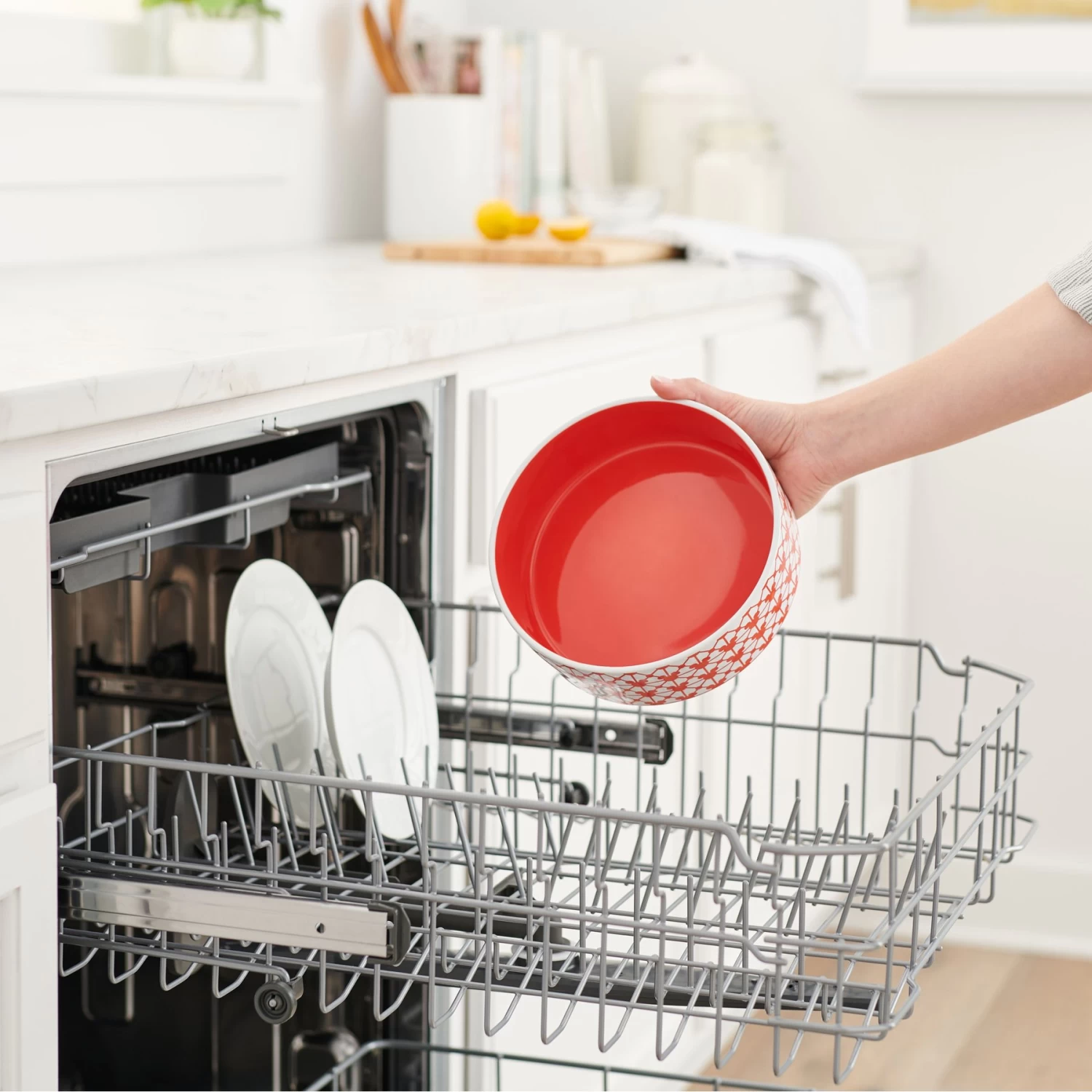 Disney Mickey Silicone Dog & Cat Food Mat & Disney Mickey Mouse Red Deco No-Skid Ceramic Dog & Cat Bowl - Image 5