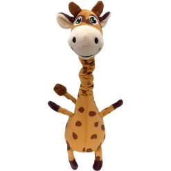 KONG Shakers Bobz Giraffe Dog Toy, Brown, Medium