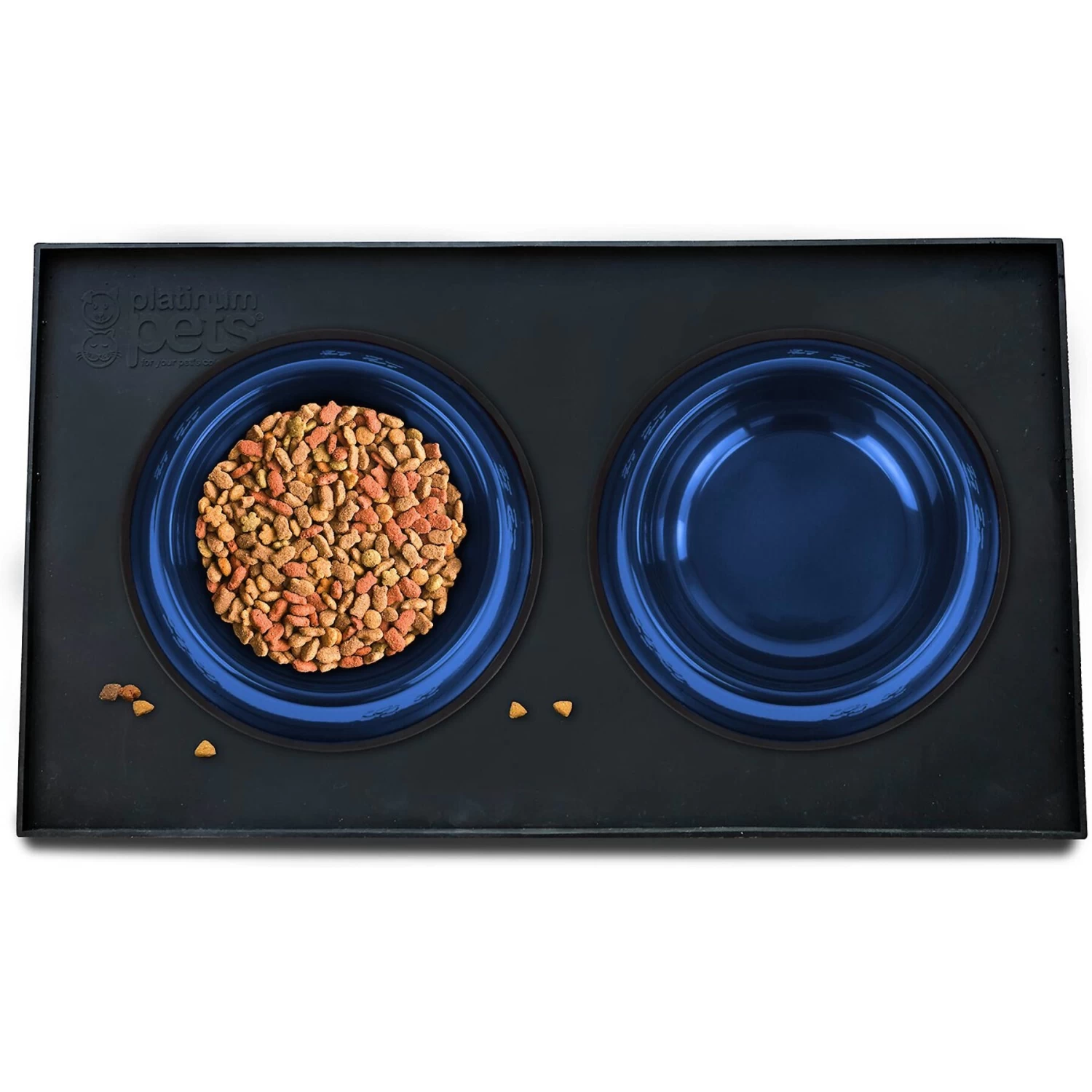 Platinum Pets Food & Water Heavy-Duty Feeding Mat, Black - Image 3