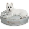 Bark And Slumber Birdie Plush Eco Friendly Fabric Round Lounger Dog Bed
