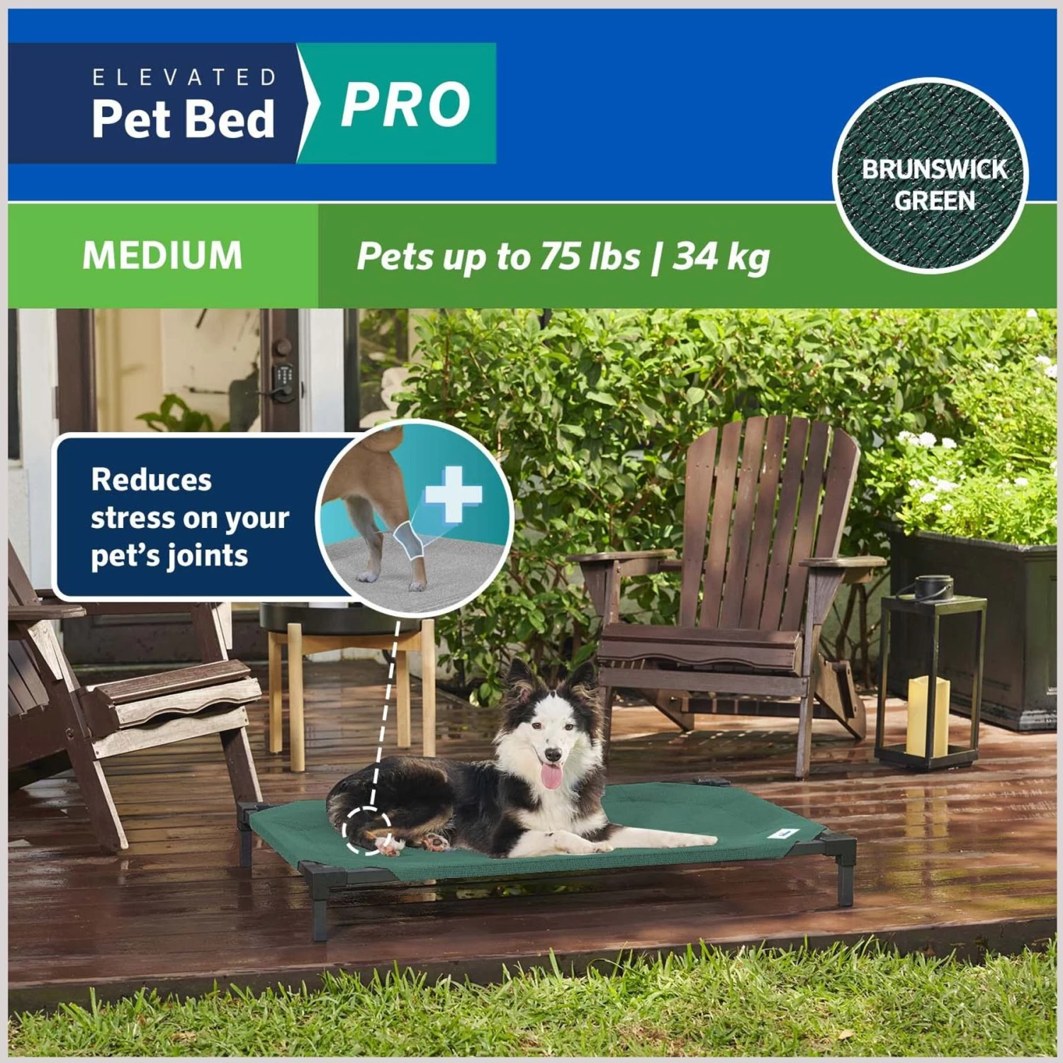 Coolaroo Pro Replacement Cover Elevated Dog & Cat Bed - Image 3