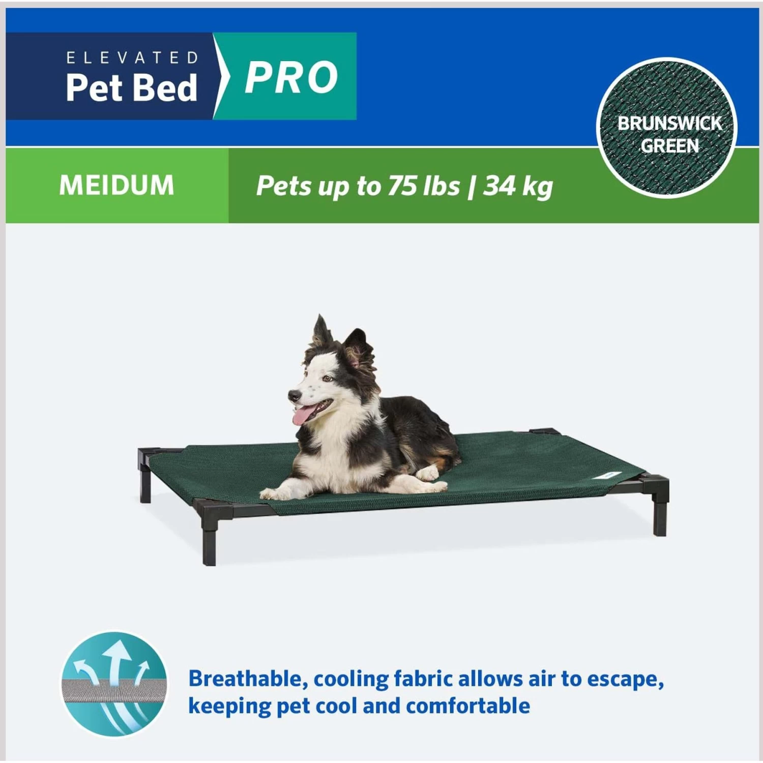 Coolaroo Pro Replacement Cover Elevated Dog & Cat Bed - Image 4