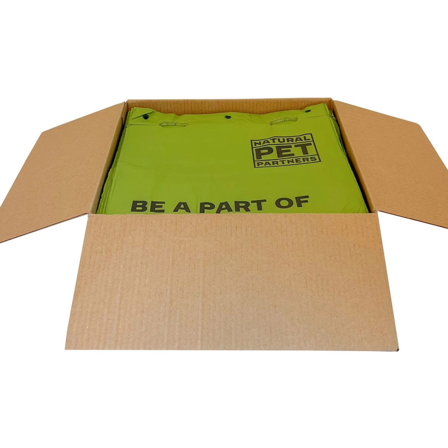 Natural Pet Partners Commercial Compostable Bulk Flat Header Pull-Strap Dog Waste Bags, 3,200 Count - Image 3