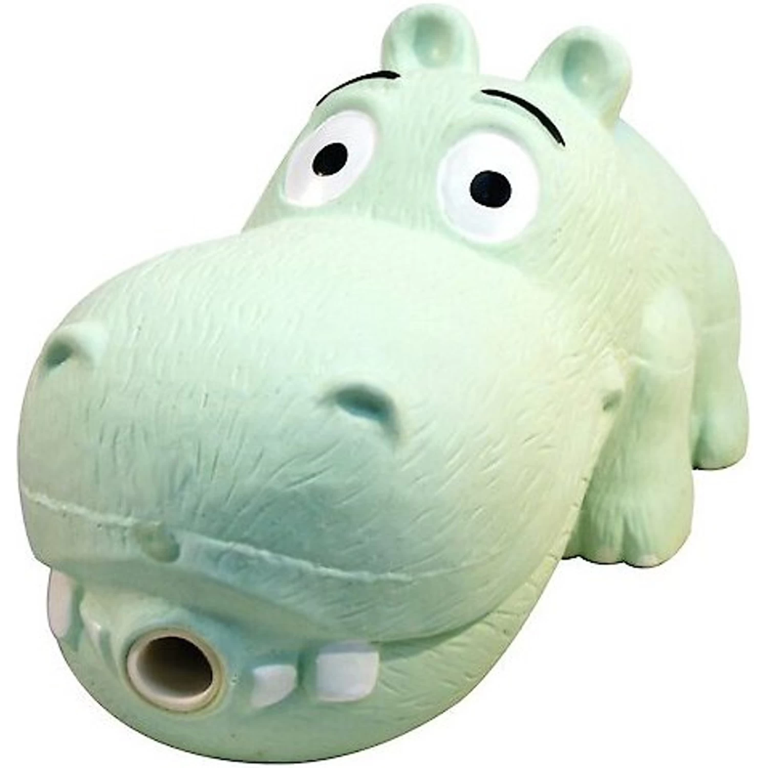 Multipet Latex Hippo Squeaky Dog Toy, Color Varies - Image 2