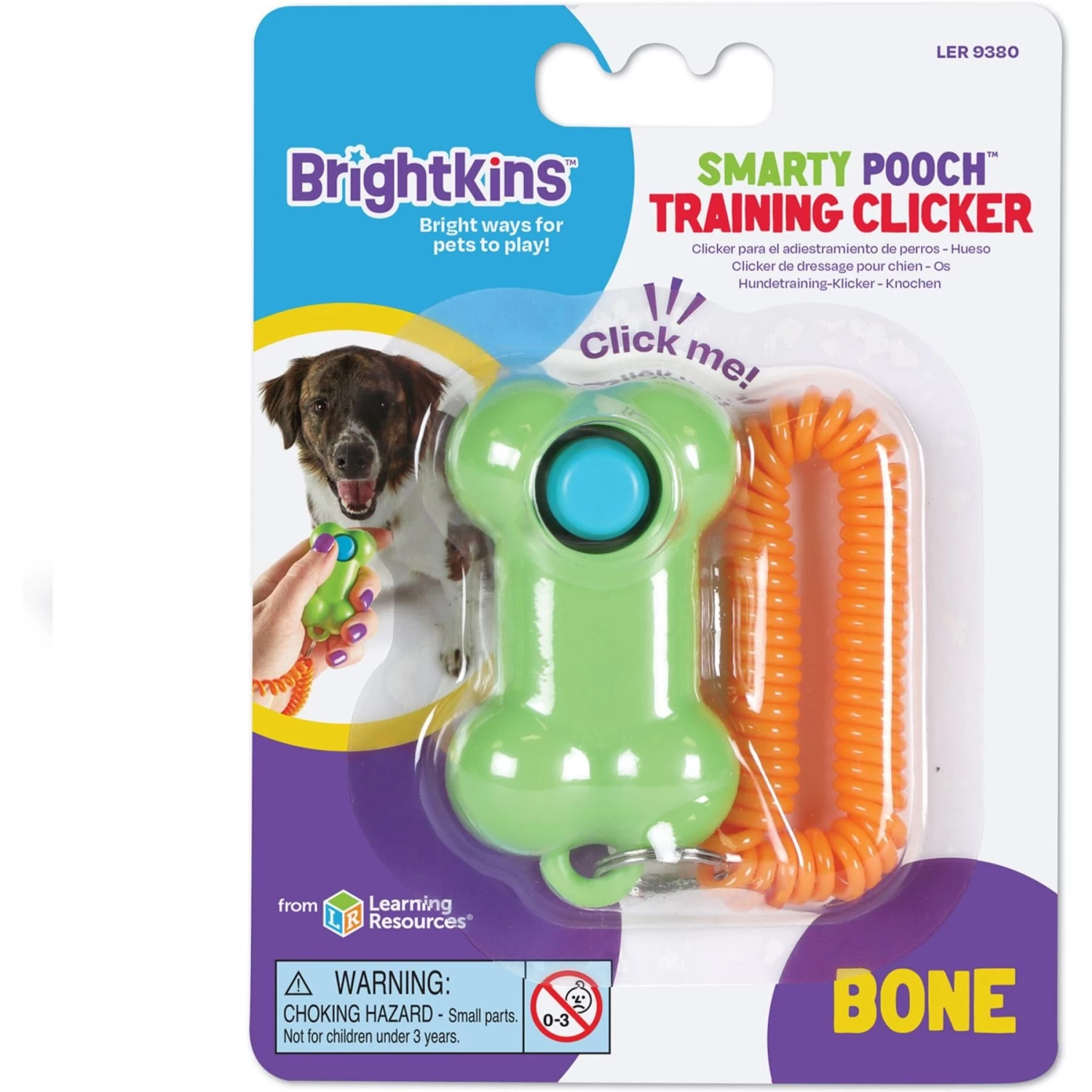 Brightkins Smarty Pooch Bone Dog Training Clicker - Image 5