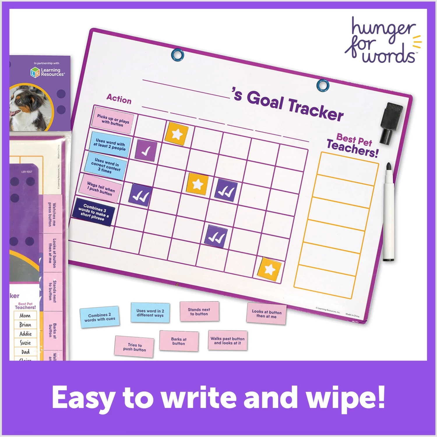 Hunger For Words Talking Pet Goal Tracker Dog Toy - Image 2