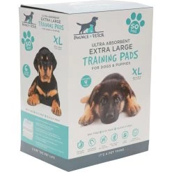 Pounce + Fetch Extra Large Ultra Absorbing Dog Training Pads, 50 Count