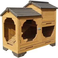 ZooVilla Indoor & Outdoor Bunny Lounge, Brown