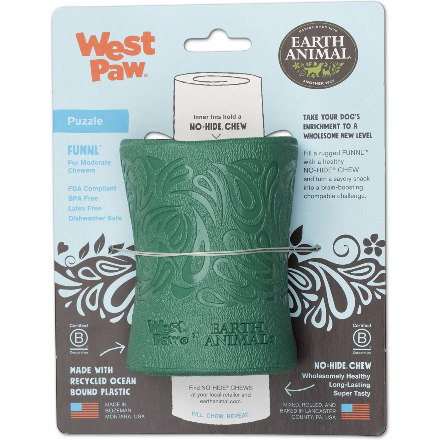 West Paw Funnl Dog Toy, Large, 4.25-in - Image 4