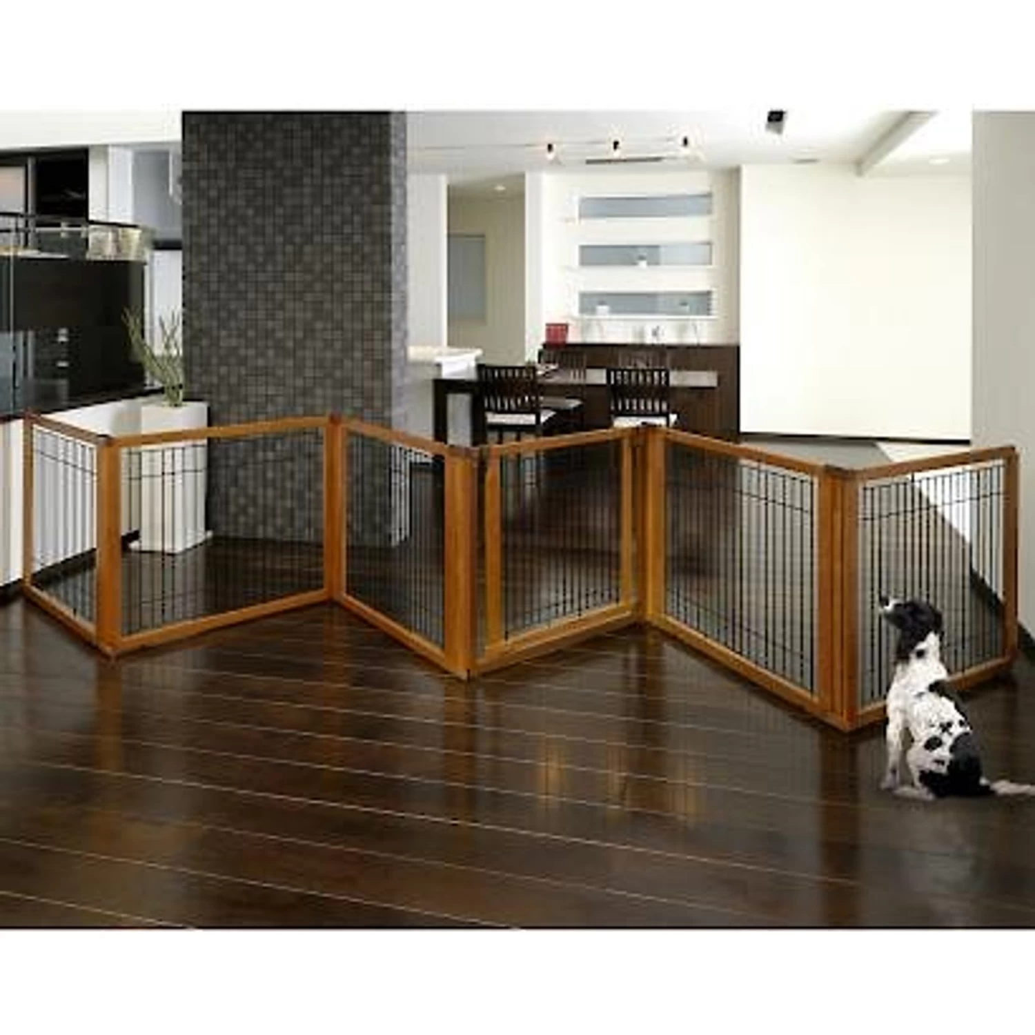 Richell 6-Panel Convertible Elite Dog & Cat Gate - Image 5