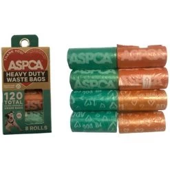 ASPCA Hearts Pattern Dog Waste Bag, 120 Count, Mountain Fresh Scent