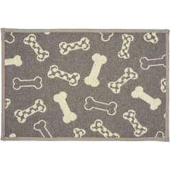 Loving Pets Polka Dots Bone Dog Placemat