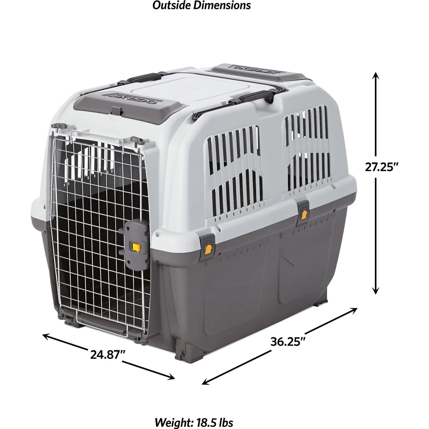 MidWest Skudo Deluxe Plastic Dog & Cat Kennel - Image 2
