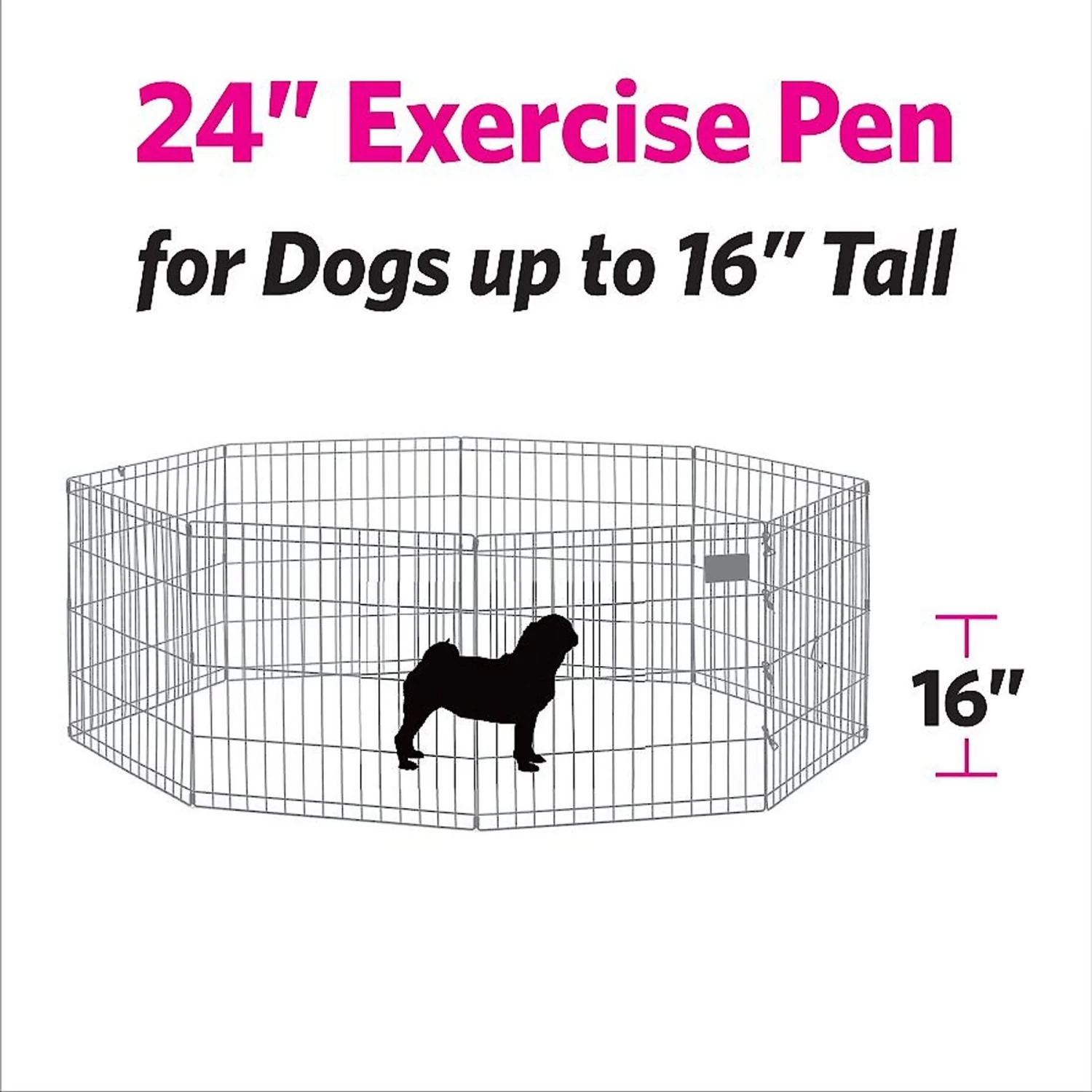 MidWest Wire Dog Exercise Pen With Full MAX Lock Door - Image 2