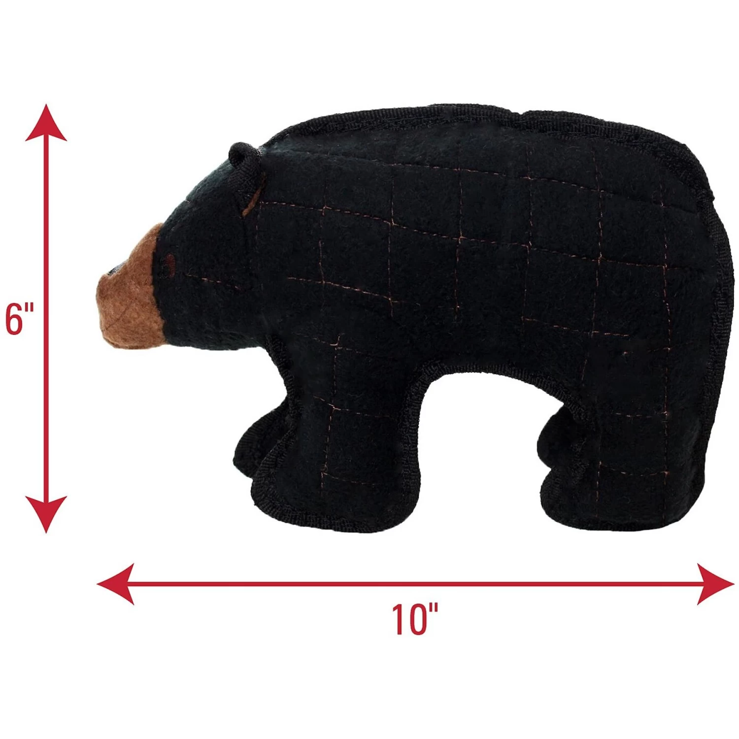Tuffy's Zoo Bear Plush Dog Toy - Image 2