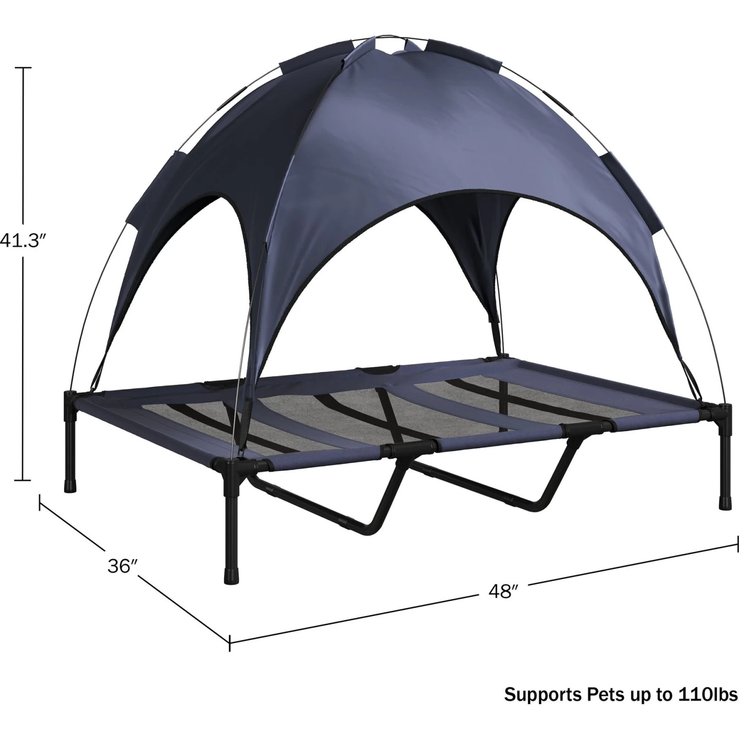 Pet Adobe Elevated Canopy Dog Bed - Image 2