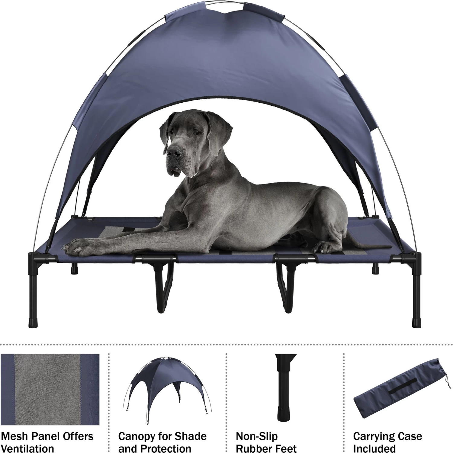 Pet Adobe Elevated Canopy Dog Bed - Image 5