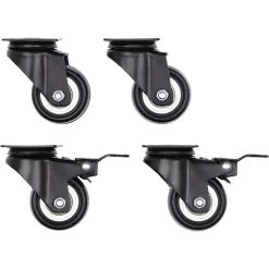 MidWest Sub-Pack Skudo Travel Dog & Cat Carrier Caster Wheel, 4 Count
