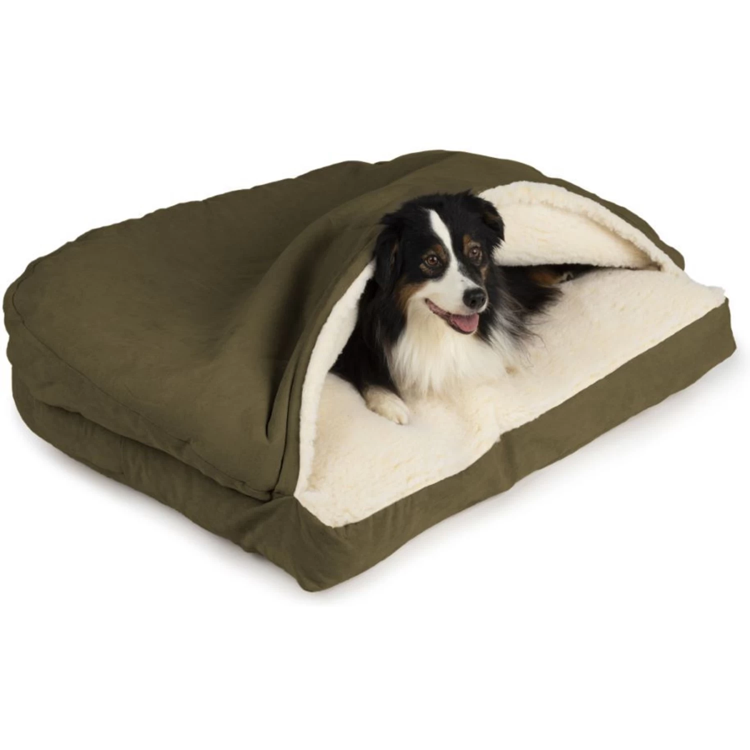 Snoozer Pet Products Poly/Cotton Cozy Cave Rectangle Dog & Cat Bed - Image 2