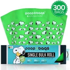 The Original Poop Bags Peanut Jumbo Dog Waste Bags, 300 Count